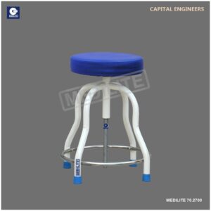 hospital revolving stool 4 legs with cushioned top and ss foot rest ring 70-2700 supplier in : andhra pradesh, amaravati, visakhapatnam, arunachal pradesh, itanagar, vijayawada, assam, dispur, guwahati, silchar, bihar, patna, gaya, bhagalpur, chhattisgarh, raipur, bilaspur, bhilai-durg, jagdalpur, goa, panaji, mormugao, bicholim, canacona, cuncolim, gujarat, gandhinagar, rajkot, surat, ahmedabad, haryana, gurugram, faridabad, panipat, ambala, yamunanagar, panchkula, himachal pradesh, shimla, dharamsala, mandi, jharkhand, jamshedpur, dhanbad, ranchi, karnataka, mysore, bengaluru, kerala, kochi, thiruvananthapuram, madhya pradesh, jabalpur, gwalior, bhopal, indore, maharashtra, solapur, navi mumbai, aurangabad, nashik, nagpur, pune, mumbai, thane, chembur, manipur, imphal, bishnupur, meghalaya, shillong, mizoram, aizawl, nagaland, kohima, dimapur, odisha, bhubaneswar, punjab, amritsar, ludhaina, chandigarh, rajasthan, udaipur, bikaner, jodhpur, jaipur, sri ganganagar, bharatpur, bhilwara, kota, sikkim, gangtok, nepal, butwal, kathmandu, tamil nadu, madurai, coimbatore, chennai, telangana, hyderabad, tripura, agartala, uttar pradesh, gorakhpur, moradabad, bareilly, varanasi, agra, ghaziabad, lucknow, uttarakhand, dehradun, rudrapur, rishikesh, kashipur, haldwani, west bengal, howrah, kolkata, puducheery, jammu and kashmir, jammu, srinagar, anantnag, delhi, darya ganj, dwarka,  ansari nagar, green park, paschim vihar,