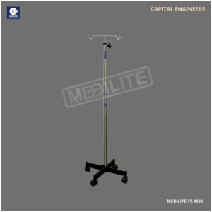 manufacturer of hospital iv saline stand double two 2 ss hooks 4 legs cast iron base supplier in 70.4600 Kerala, Kochi, Thiruvananthapuram, Tamil Nadu, Madurai, Coimbatore, Chennai, Telangana, Hyderabad, Puducheery