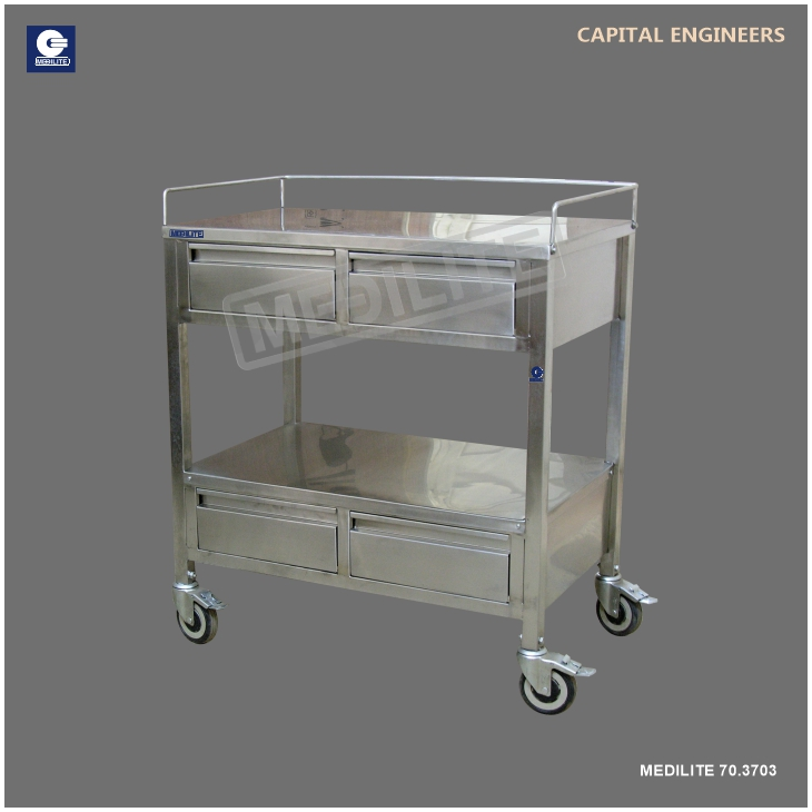medicine trolley ss