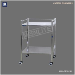 INSTRUMENT TROLLEY 24X18X32 INCH SS supplier in : Andhra Pradesh, Amaravati, Visakhapatnam, Arunachal Pradesh, Itanagar, vijayawada, Assam, Dispur, guwahati, Silchar, Bihar, Patna, Gaya, Bhagalpur, Chhattisgarh, Raipur, Bilaspur, Bhilai-Durg, Jagdalpur, Goa, Panaji, Mormugao, Bicholim, Canacona, Cuncolim, Gujarat, Gandhinagar, rajkot, surat, ahmedabad, Haryana, gurugram, faridabad, Panipat, Ambala, Yamunanagar, Panchkula, Himachal Pradesh, Shimla, Dharamsala, Mandi, Jharkhand, Jamshedpur, dhanbad, Ranchi, Karnataka, Mysore, Bengaluru, Kerala, Kochi, Thiruvananthapuram, Madhya Pradesh, jabalpur, gwalior, Bhopal, indore, Maharashtra, solapur, navi mumbai, aurangabad, nashik, nagpur, pune, mumbai, Thane, chembur, Manipur, Imphal, Bishnupur, Meghalaya, Shillong, Mizoram, Aizawl, Nagaland, Kohima, Dimapur, Odisha, Bhubaneswar, Punjab, amritsar, ludhaina, Chandigarh, Rajasthan, udaipur, bikaner, jodhpur, Jaipur, Sri Ganganagar, Bharatpur, Bhilwara, kota, Sikkim, Gangtok, Nepal, Butwal, Kathmandu, Tamil Nadu, madurai, coimbatore, chennai, Telangana, Hyderabad, Tripura, Agartala, Uttar Pradesh, Gorakhpur, Moradabad, Bareilly, Varanasi, Agra, Ghaziabad, Lucknow, Ayodhya, Uttarakhand, Dehradun, Rudrapur, Rishikesh, Kashipur, Haldwani, West Bengal, howrah, Kolkata, Puducheery, jammu and kashmir, jammu, srinagar, Anantnag, delhi, darya ganj, Dwarka,  Ansari Nagar, Green Park, paschim vihar,